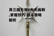 真三国无双6方天画戟,掌握技巧-战斗策略解析