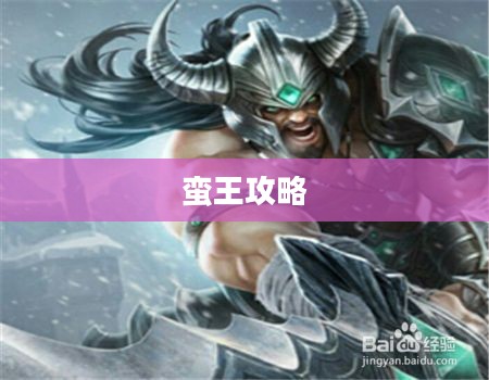 蛮王攻略，掌握蛮族之王的游戏技巧