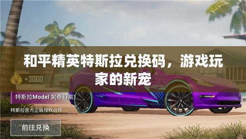 和平精英特斯拉兑换码，游戏玩家的新宠