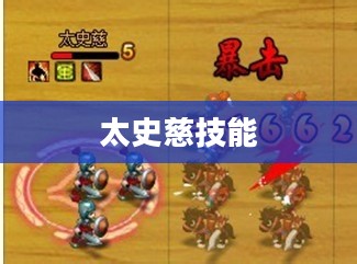 太史慈技能解析与应用策略