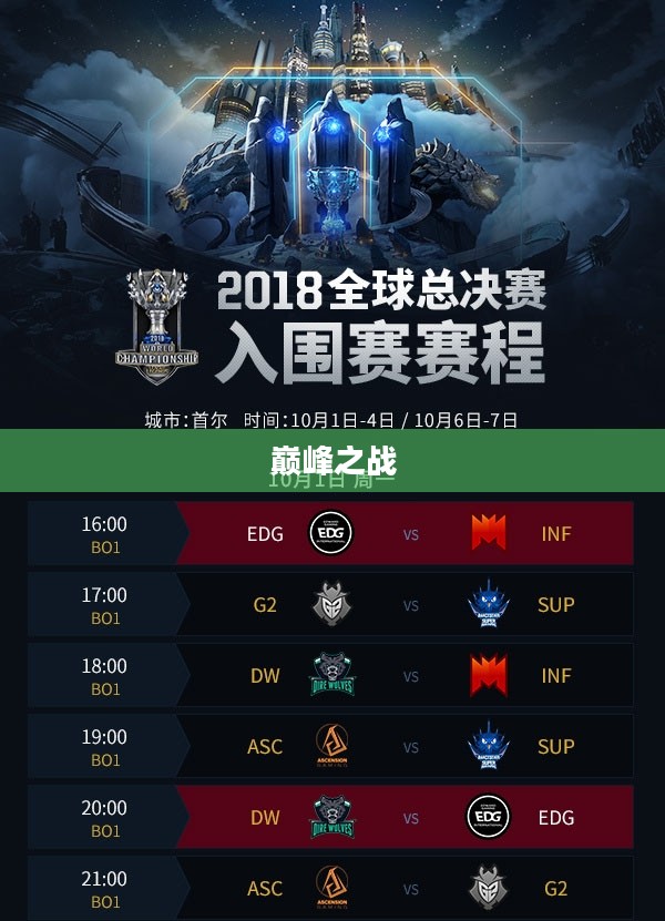 LOL S8总决赛赛程，激情与荣耀的巅峰之战