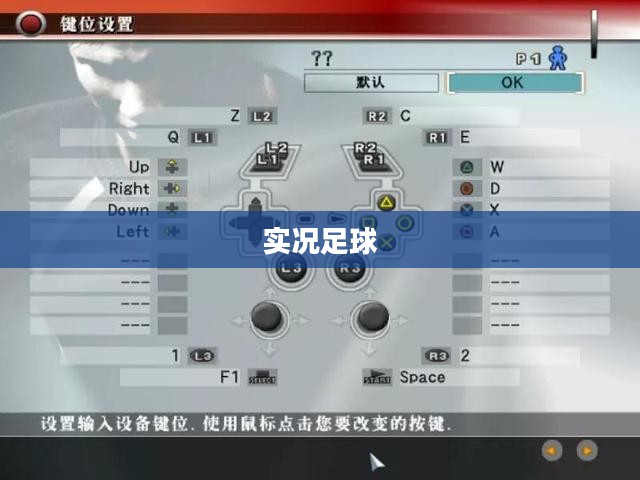 实况足球8按键说明详解