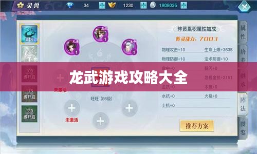 龙武游戏攻略大全