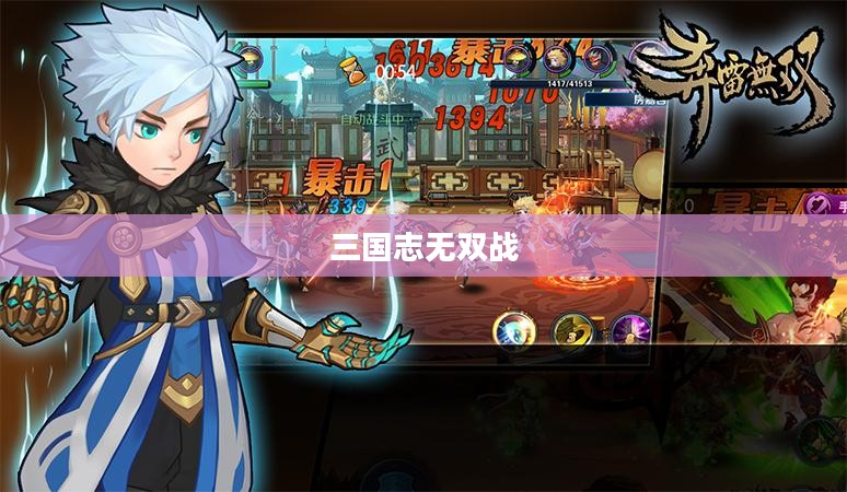 三国志无双战，英勇无敌的古代战争艺术