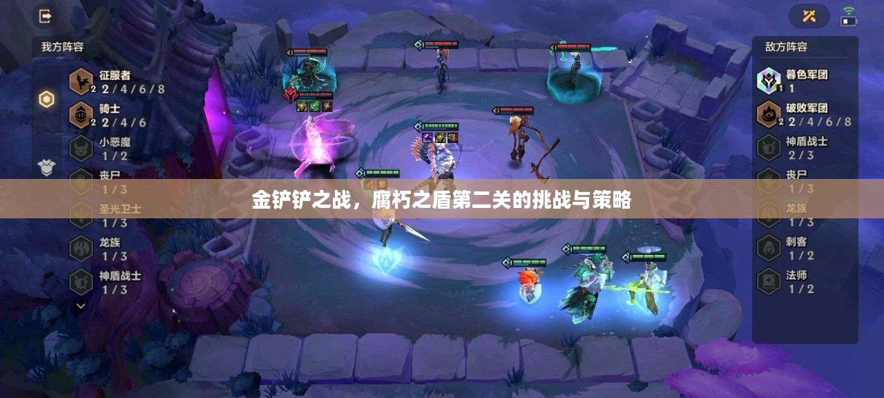 金铲铲之战，腐朽之盾第二关的挑战与策略