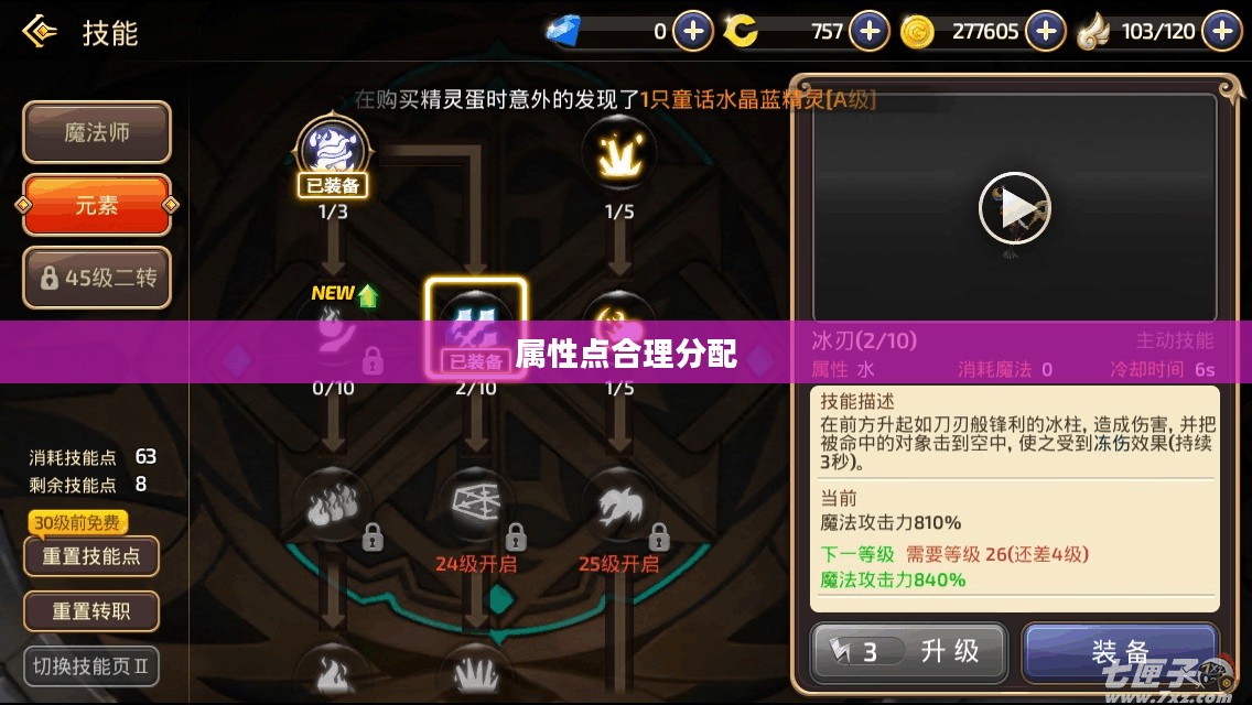 游戏元素加点策略，如何合理分配属性点