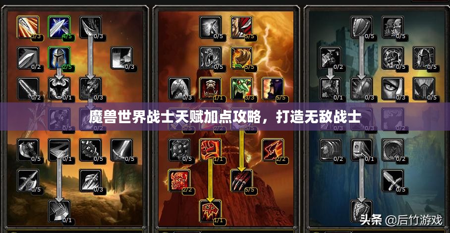 魔兽世界战士天赋加点攻略，打造无敌战士