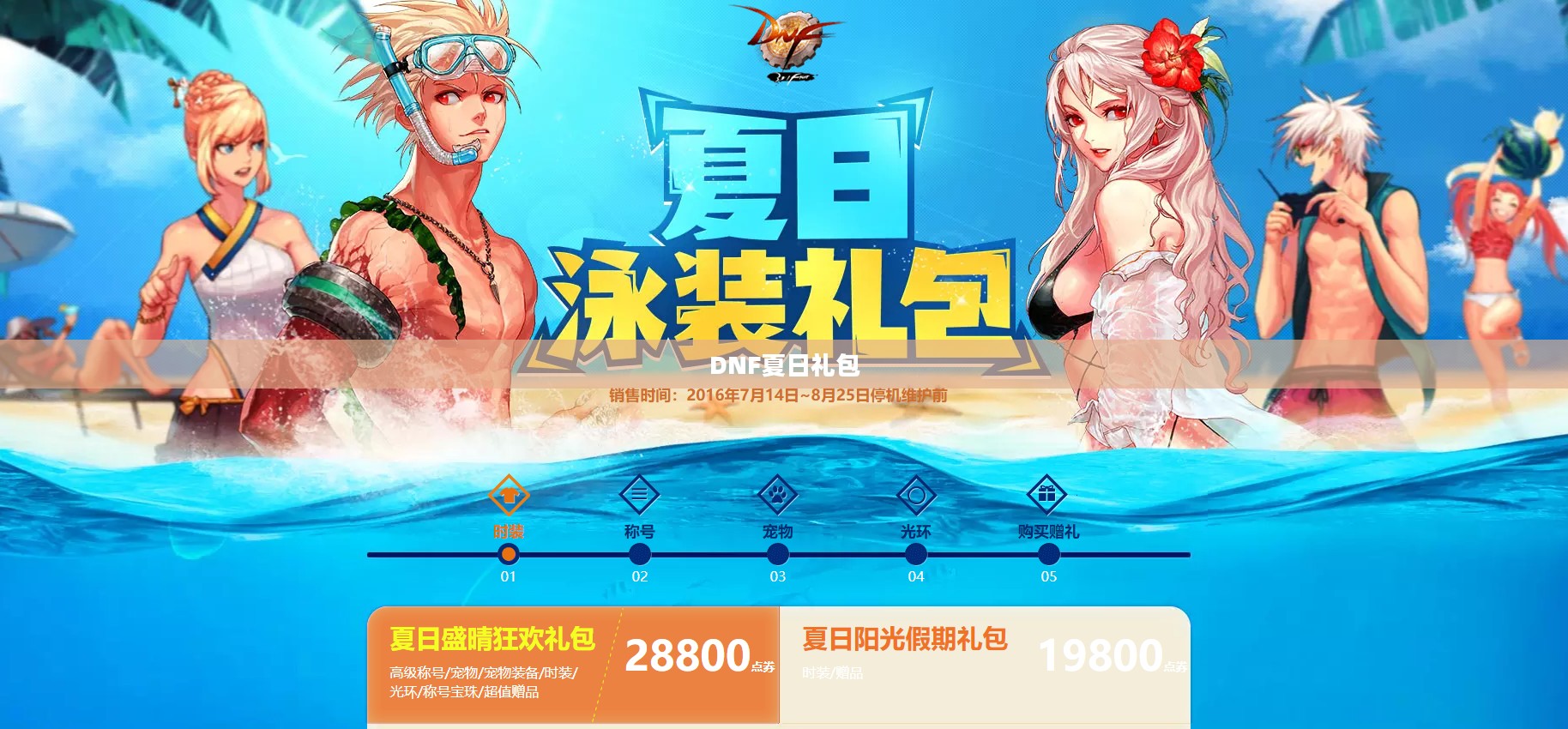 DNF夏日礼包上线时间解析