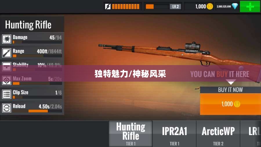 狙击猎手的独特魅力与神秘风采