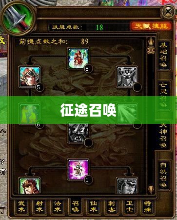 征途召唤，加点策略的艺术
