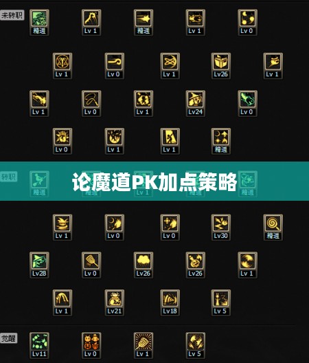 论魔道PK加点策略