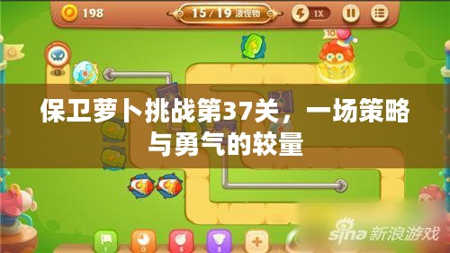 保卫萝卜挑战第37关，一场策略与勇气的较量