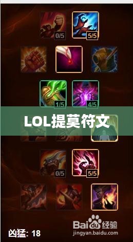LOL提莫符文，深度解析与最佳配置