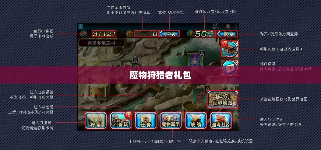 魔物狩猎者礼包，游戏世界的惊喜赠礼