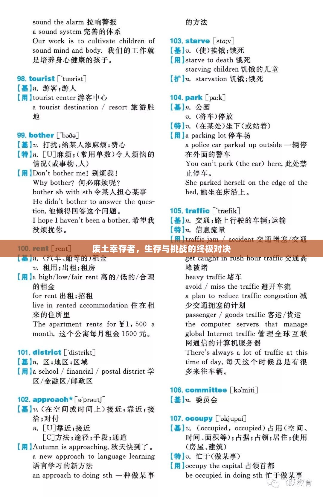 废土幸存者，生存与挑战的终极对决