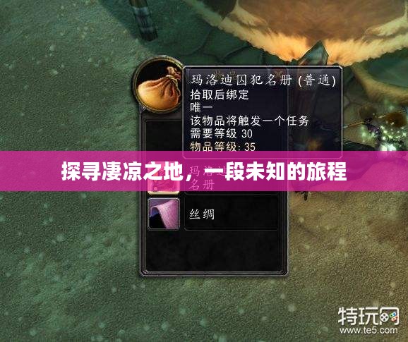 探寻凄凉之地，一段未知的旅程