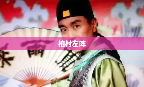 柏村左阵，一位传奇人物的独特风采