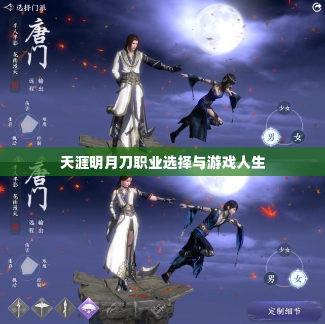 天涯明月刀职业选择与游戏人生