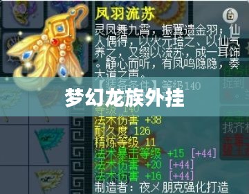 梦幻龙族外挂,游戏世界的双刃剑 梦幻龙族外挂,游戏世界的双刃剑