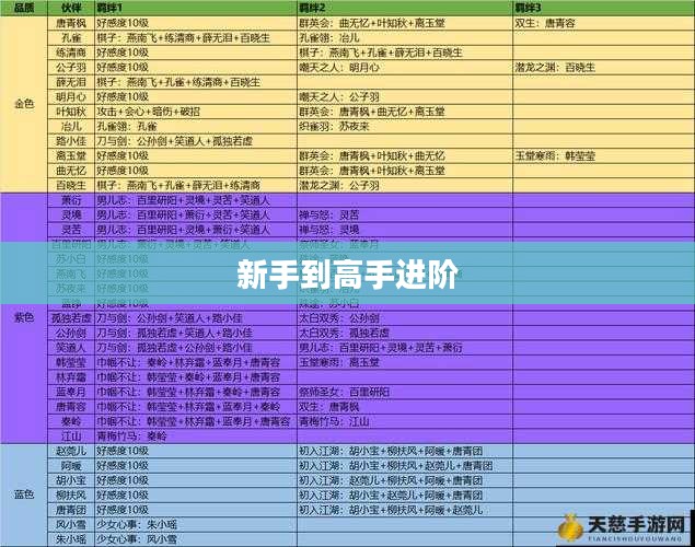 天涯明月刀升级攻略，从新手到高手的进阶之路