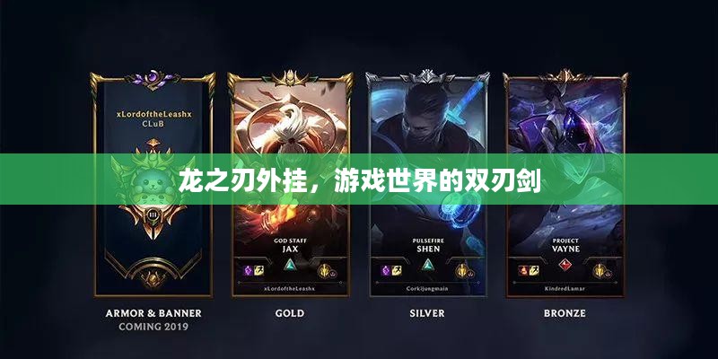 龙之刃外挂，游戏世界的双刃剑