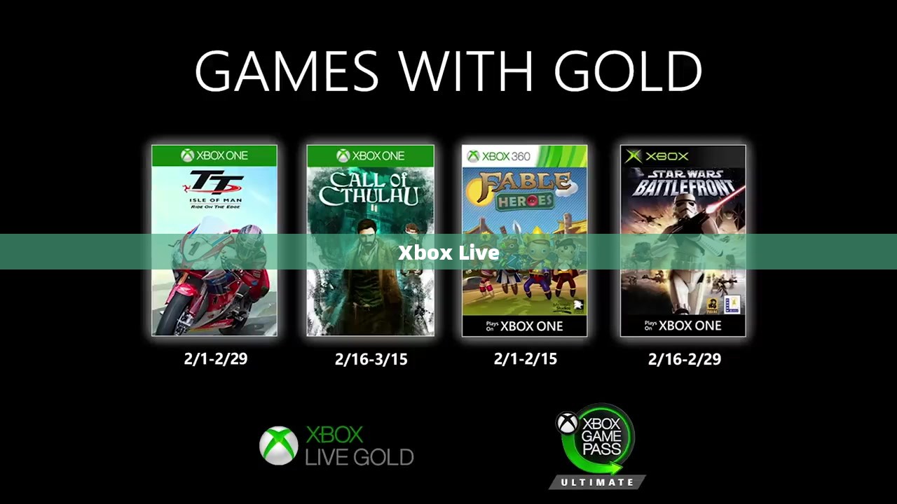 Xbox Live，游戏界的顶尖互动体验