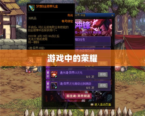 DNF白金徽章，游戏中的荣耀与追求