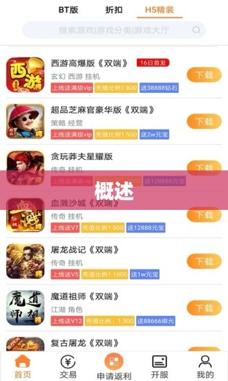 一、手游直充平台概述 一、手游直充平台概述
