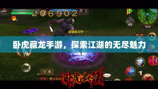卧虎藏龙手游,探索江湖的无尽魅力 卧虎藏龙手游,探索江湖的无尽魅力