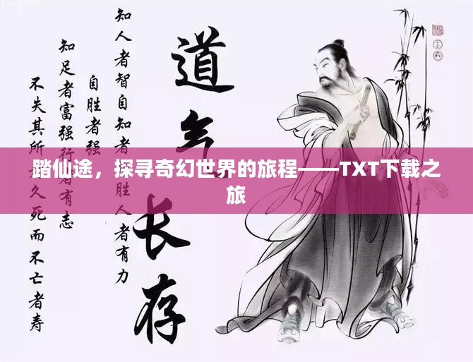 踏仙途，探寻奇幻世界的旅程——TXT下载之旅