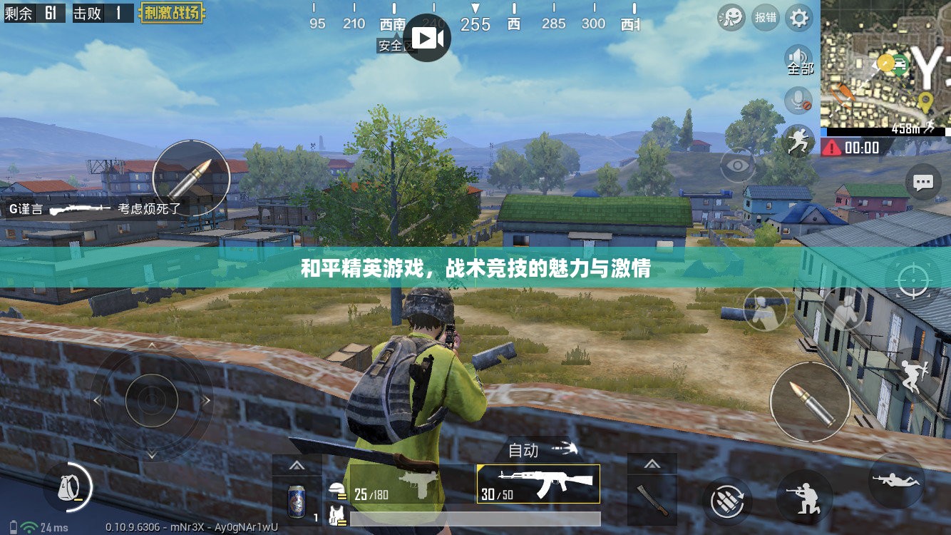 和平精英游戏，战术竞技的魅力与激情