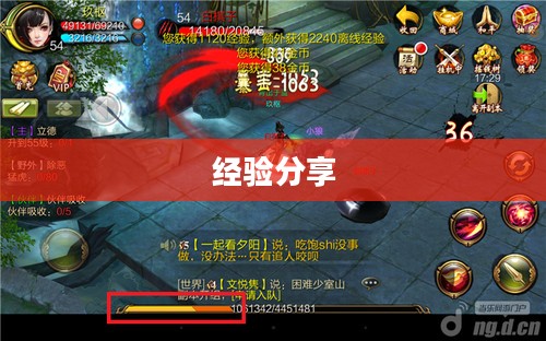 天龙八部游戏经验分享