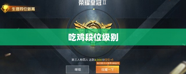吃鸡段位级别,荣耀与实力的象征 吃鸡段位级别,荣耀与实力的象征