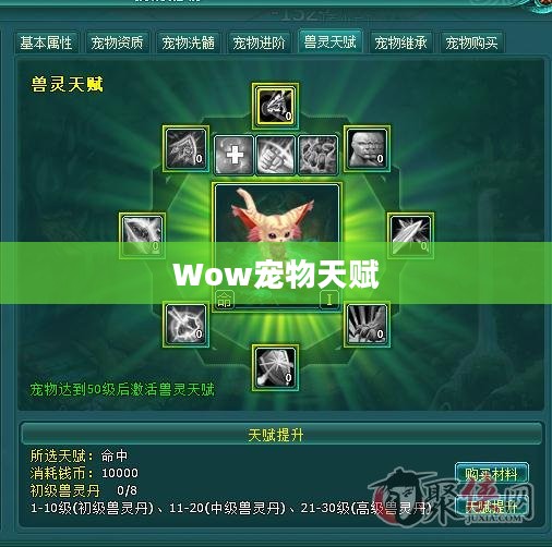 Wow宠物天赋,深度解析与策略应用 Wow宠物天赋,深度解析与策略应用