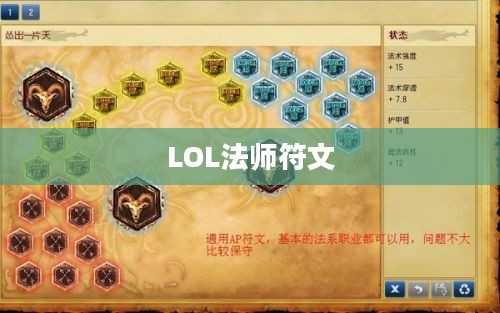 LOL法师符文,深度解析与最佳配置指南 LOL法师符文,深度解析与最佳配置指南
