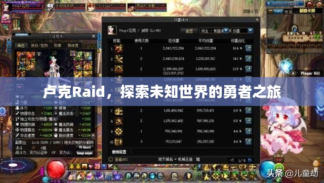 卢克Raid,探索未知世界的勇者之旅 卢克Raid,探索未知世界的勇者之旅