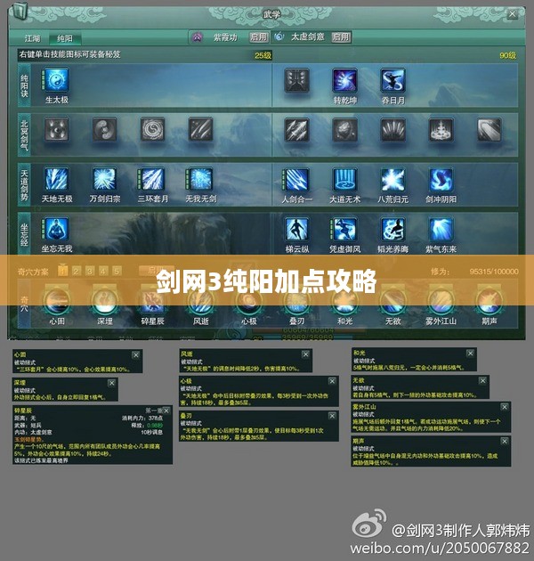 剑网3纯阳加点攻略
