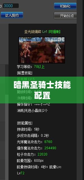 暗黑圣骑士加点攻略
