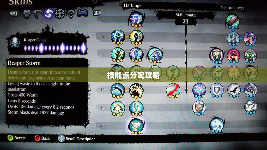 暗黑血统2技能点分配攻略