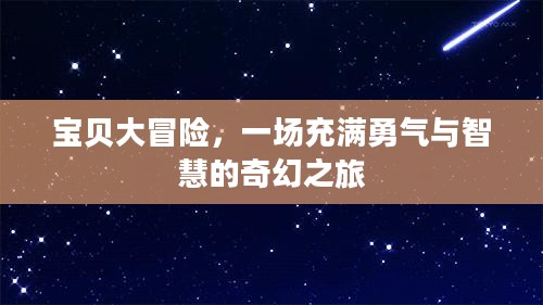 宝贝大冒险，一场充满勇气与智慧的奇幻之旅