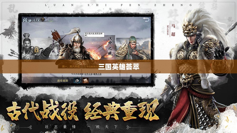 群英赋三国,英雄荟萃,乱世纷争 群英赋三国,英雄荟萃,乱世纷争