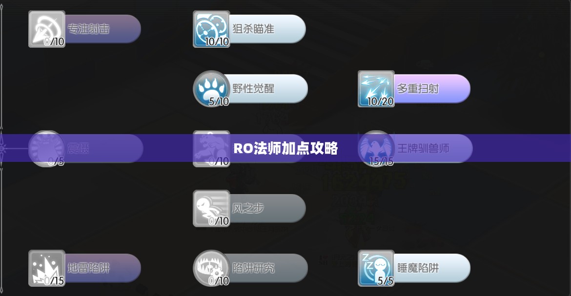 RO法师加点攻略，技能与属性分配策略