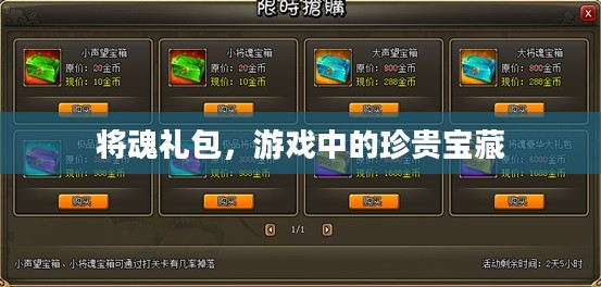 将魂礼包,游戏中的珍贵宝藏 将魂礼包,游戏中的珍贵宝藏
