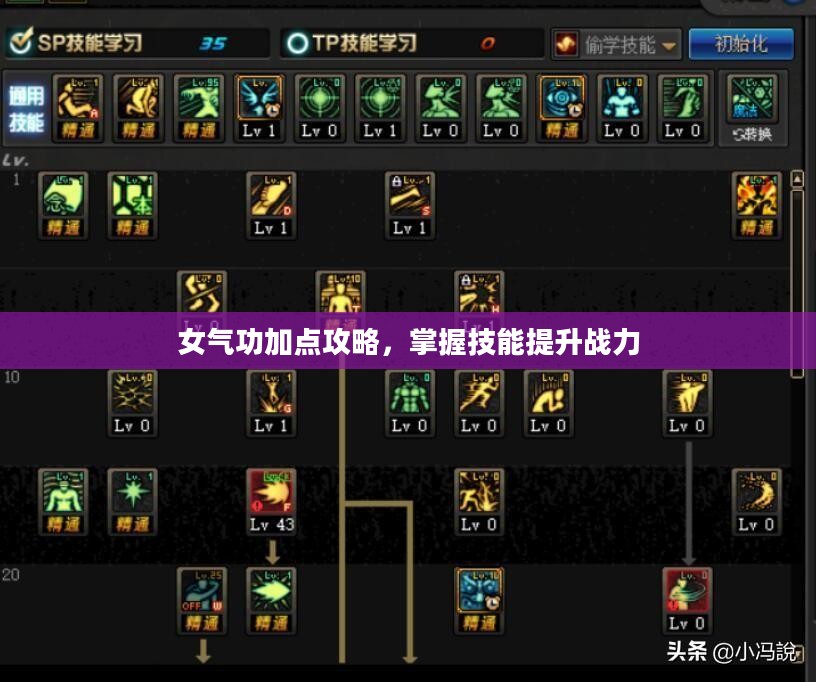 女气功加点攻略,掌握技能提升战力 女气功加点攻略,掌握技能提升战力