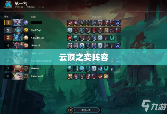 云顶之奕阵容,策略与搭配的艺术 云顶之奕阵容,策略与搭配的艺术
