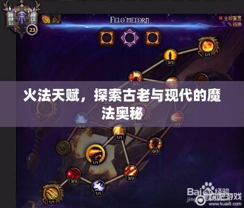 火法天赋，探索古老与现代的魔法奥秘