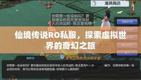 仙境传说RO私服，探索虚拟世界的奇幻之旅