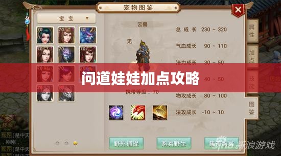 问道娃娃加点攻略 问道娃娃加点攻略