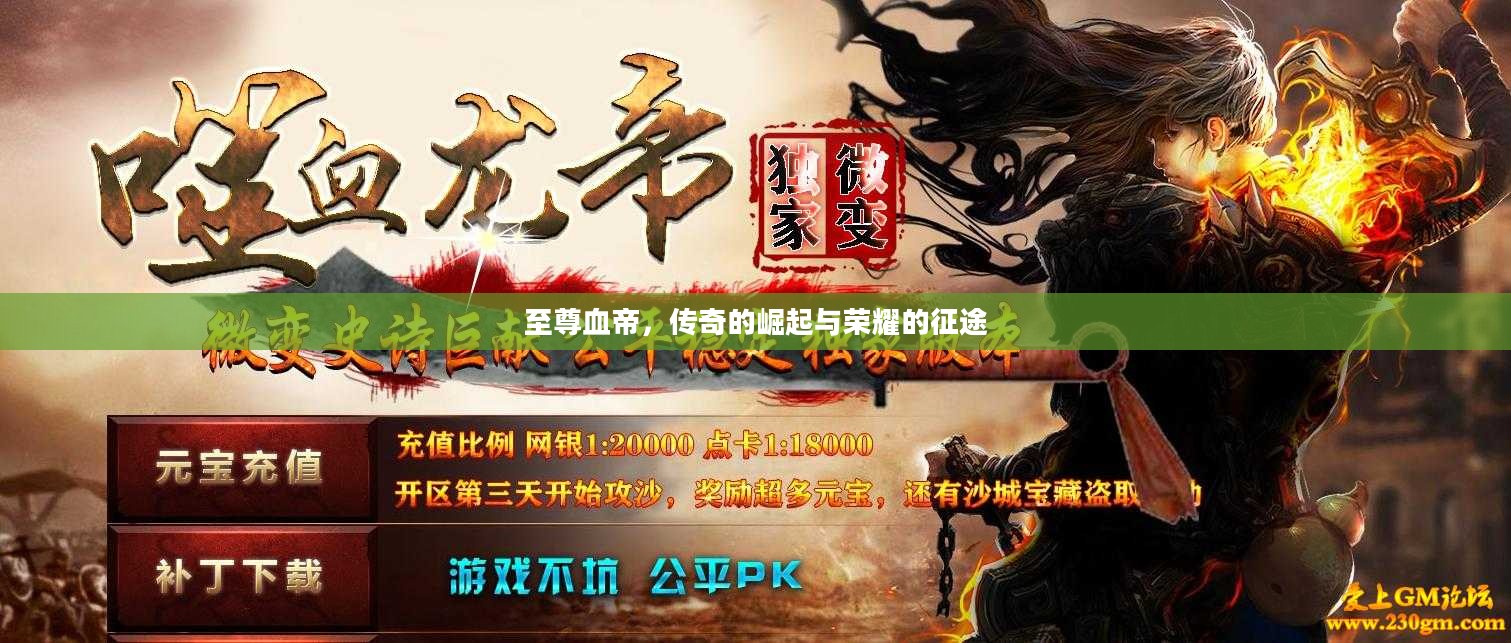 至尊血帝，传奇的崛起与荣耀的征途