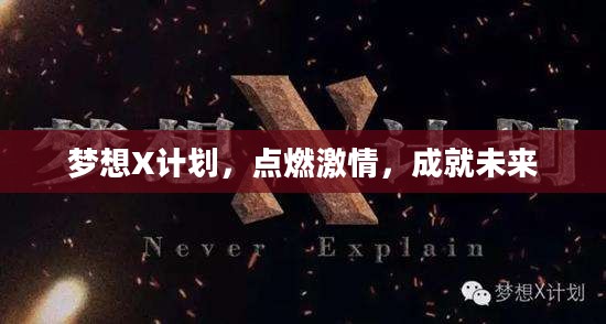 梦想X计划，点燃激情，成就未来